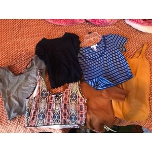 lot of 6 tops from forever 21